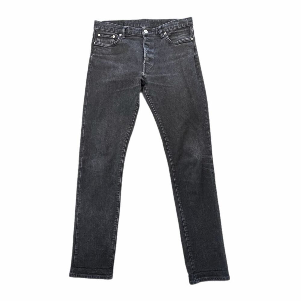 Buck Mason Men's 33x34 Black Maverick Slim Everyday Streetwear Dad Denim Jeans